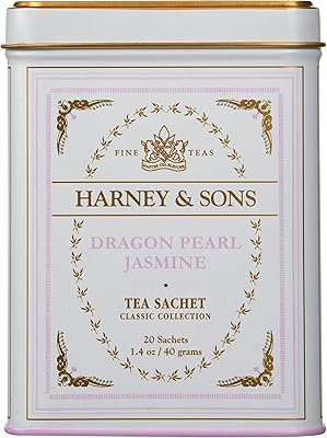 Harney & Sans, Jasmine Dragon Pearl, 20 tea sachets, 40 g - 1 package.. Your digital shopping companion, DIAYTAR NIGERIA offers exceptional value with delivery in less than 8 days.