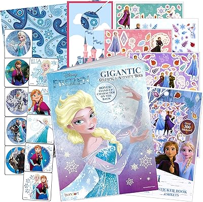 Disney Coloring Box The Snow Queen with Sticker The Snow Queen - The Lot includes a 192 -page snow queen coloring book, stickers the snow queen, 3D inflated stickers and a château door hook in a gift bag.. Discover endless shopping possibilities at DIAYTAR NIGERIA, with budget-friendly prices and reliable delivery.