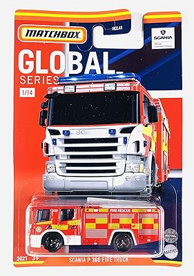 Matchbox Firebacker Truck toy - Scana P 360 - Red - International series - 1/14.. Don’t wait weeks for international shipping. DIAYTAR Nigeria offers local delivery within 5 to 8 days, so you get your items when you actually need them.