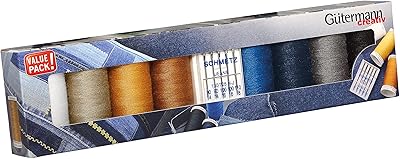 Gutterman Denim 100 -meter sewing wire, matching colors, one size.. DIAYTAR NIGERIA transforms online retail with our affordable platform and dependable shipping service.