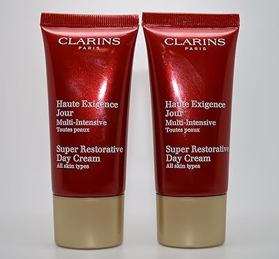 Super restful day cream Clarins all skin types, 30 ml (pack of 2).. Experience shopping freedom with DIAYTAR NIGERIA's vast selection and 5-8 day nationwide delivery service.