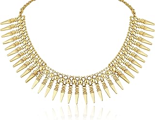 A chain with a peak pendant with a set of golden metals for women from Being Human Jewelry.. DIAYTAR NIGERIA brings the market to your fingertips with affordable prices and swift delivery services.