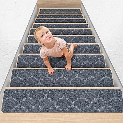 Non -slip stair carpet for wooden steps, non -slip for children, adults and domestic animals, 21 x 76.5 cm, gray.. Experience the convenience of boundless shopping with DIAYTAR NIGERIA's vast selection and quick delivery.