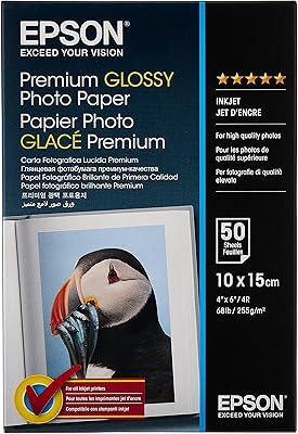 Epson high quality shiny photo paper, 50 sheets, 10x15 cm.. Experience DIAYTAR NIGERIA, where extensive product variety meets pocket-friendly prices and reliable delivery.