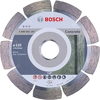 Crunciation disc Standard Diamond Bosch for concrete 2608602197, silver/gray, 125 mm.. DIAYTAR NIGERIA delivers more than expected with our extensive catalog and 5-8 day delivery service.