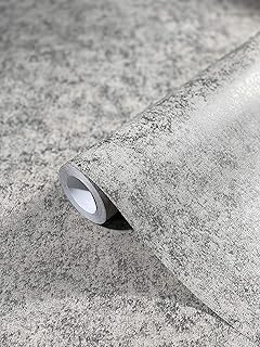 Brilliant silver gray wallpaper shiny concrete appearance for the living room or bedroom, made in Germany 10.05 x 0.53 meters new.. Shopping made simple with DIAYTAR NIGERIA's vast selection and budget-friendly nationwide delivery.