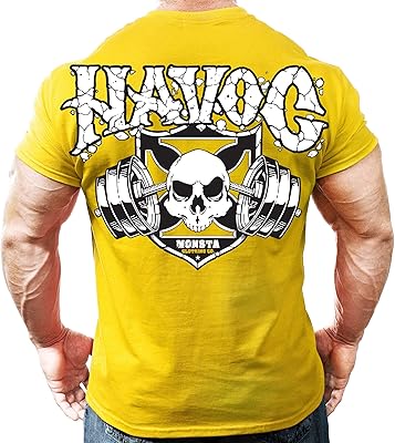 Monsta Clothing Co. Men's sports t-shirt (Havoc Barbell).. DIAYTAR NIGERIA brings affordable shopping solutions to every corner of Nigeria in just 5-8 days.