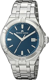 Men's watch Maurice Lacroix AI1008-SS002-431-1 Aikon Analog-Numeric Swiss quartz Silver, Silver, Quartz, Silver, Quartz watch.. Experience shopping without compromise at DIAYTAR NIGERIA, with vast selection and quick delivery.