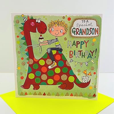 Rachel Ellen designs a happy birthday card for grandson.. Shop with confidence at DIAYTAR NIGERIA, where affordability meets reliability in less than 8 days.