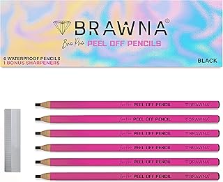 BRAWNA 6 Pieces Peel Péel Off Brow Pro with 1 pencil tail - Waterproof and durable eyebrow cartography pencil - Microblading supplies - PMU kit ..... DIAYTAR NIGERIA: Where every Nigerian finds what they need at prices they can afford, delivered promptly.