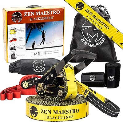 65 -foot slackline kit with tree protections click arm drive rope.. Shop quality and variety at unbeatable prices on DIAYTAR Nigeria — delivery in under 8 days.