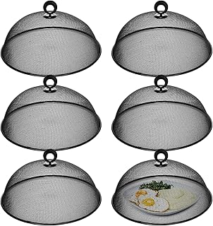 6 pieces coverage in metal mesh 11 inches food tents in exterior mesh dome roofs dome for dinner plates with reusable fruit fluits food picnic for table, barbecue, campsite, outdoor celebrations (black).. Experience the convenience of boundless shopping with DIAYTAR NIGERIA's vast selection and quick delivery.