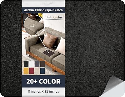 Velvet repair patch, Patch in self-adhesive flannel fabric, multicolored leather available 8 "X 11" stripes for sofas, car seats, handbags (black).. Experience shopping satisfaction with DIAYTAR NIGERIA's vast selection and budget-friendly delivery options.