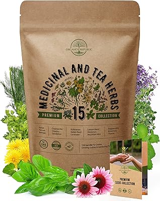 Variety pack of 15 pieces of tea seeds and outdoor medicinal herbs.. With DIAYTAR Nigeria, you can browse through thousands of items at the best prices. Place your order today and receive it in less than a week.