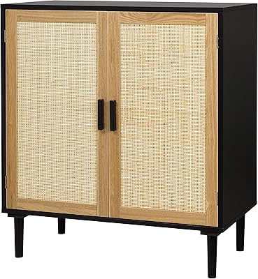 Fenhome buffet, kitchen storage cabinet with joke decorative doors, wine cellar for bar, dining room, corridor and console table, 31.5 x 15.8 x 34.6 inches.. Shop efficiently with DIAYTAR NIGERIA, offering thousands of products at unbeatable prices delivered promptly.