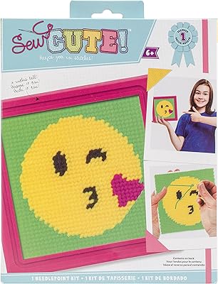 Colorbok 73730 Emoji needle set with cute needle case (3).. No stress, no delays — DIAYTAR Nigeria is your trusted shopping partner.