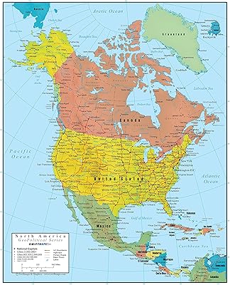 North America SWIFMAPS Wall Map SMN ASM Geopolitical Edition Size.. Experience the ultimate in shopping convenience with DIAYTAR NIGERIA's vast catalog and 5-8 day delivery.