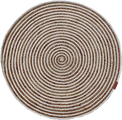 Ramsha ground carpets braided in natural jute and cotton.. Discover the convenience of DIAYTAR NIGERIA's vast e-commerce platform with delivery in just 5-8 days.