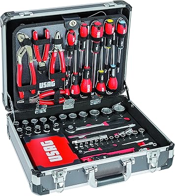 USAG JM U00020001 - 002 JM suitcase with maintenance kit (181 pieces).. Shop smarter with DIAYTAR NIGERIA's vast product range and budget-friendly delivery within the week.