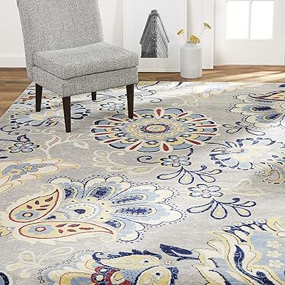 Transitional carpet Home Dynamics Tremont Lincoln, pink gray 5'3 "x 7'2.. Forget the long lines — DIAYTAR Nigeria is always open for shopping.