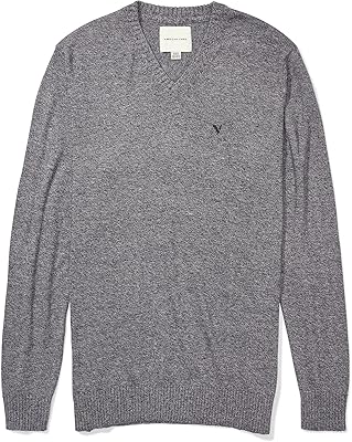 V -American Eagle for men's v -collar sweater (pack of one).. DIAYTAR NIGERIA: Where value shopping meets reliable 5-8 day delivery across the nation.