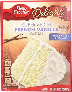 Super soft cake mixture with French vanilla Betty Crocker - 15.5 oz.. Transform your shopping experience with DIAYTAR NIGERIA's vast product selection delivered at unbeatable prices.