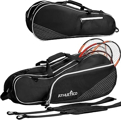 Atletico tennis bag composed of 6 rackets | Pampered to protect rackets and light | Professional or beginners tennis players | Unisex design for men, women, young people and adults.. Your everyday shopping destination, DIAYTAR NIGERIA offers unbeatable value with quick delivery times.