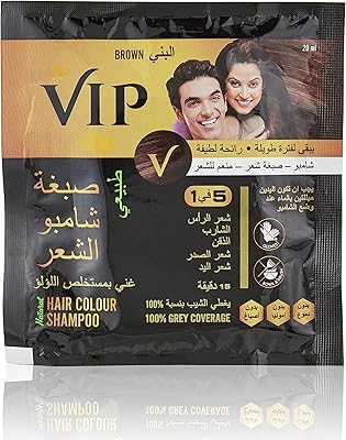 Natural color shampoo Original VIP Brown 20 ml - Arabic.. DIAYTAR NIGERIA brings the market to your screen with thousands of affordable products delivered to your door.