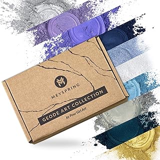 My Spring Geode art kit - The Ultimate Kit of Colorful Epoxy Resin Pigments with Online Course - Mineral Pigment, Mica Powder and fine glitter - Resin supplies.. Experience shopping without limits at DIAYTAR NIGERIA, where affordability meets convenience in just days.