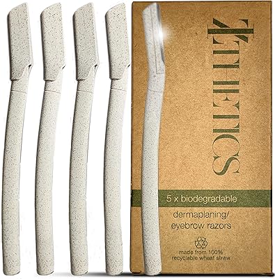 5 Biodegradable aesthetic facial razors for women and men, facial hair removal peach, approved by beauticians and environmentally friendly.. Find more for less — only on DIAYTAR Nigeria.