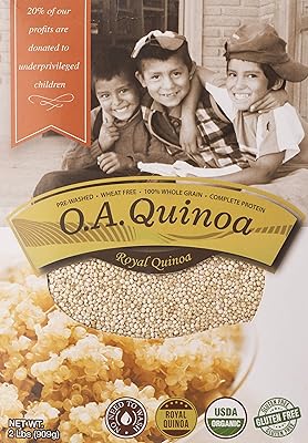 O.A. Organic Quinoa Foods - Superior quality white, 909 g.. The smarter way to shop online in Nigeria is through DIAYTAR Nigeria.