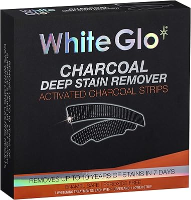 Active charcoal strips in depth White Glo, eliminates 10 years of spots in 7 days, durable results, comfortable non -slip bands, perfect for sensitive teeth - 7 uses (pack of 6).. Say goodbye to limited options and long shipping times. DIAYTAR Nigeria delivers variety, quality, and affordability straight to your door.