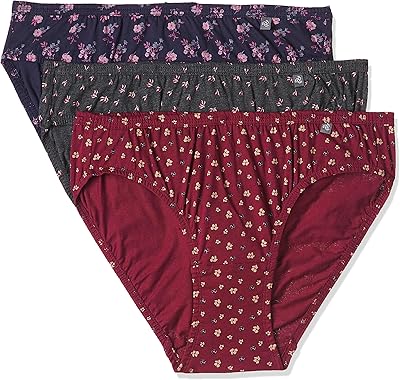 3 -room panties for women (pack of 3), matching dark print., L.. Shop smarter with DIAYTAR Nigeria — from household essentials to electronics, we have everything you need. Plus, our delivery is fast, secure, and arrives between 5 and 8 days.