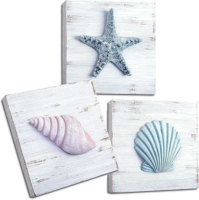 Tide and Tails set of 3 wall decorations in shellfish.. Shop across categories with ease at DIAYTAR NIGERIA, delivering affordability within the week.